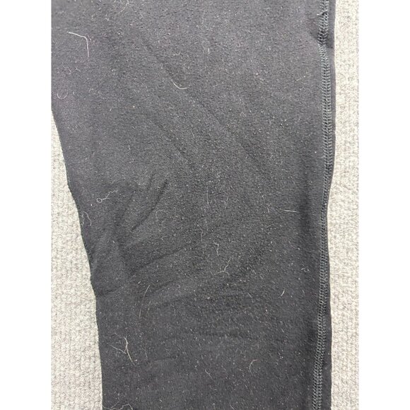 Athleta Pants Women's L Black Pull On Drawstring Tapered Fleece Sweatpant - Picture 7 of 11